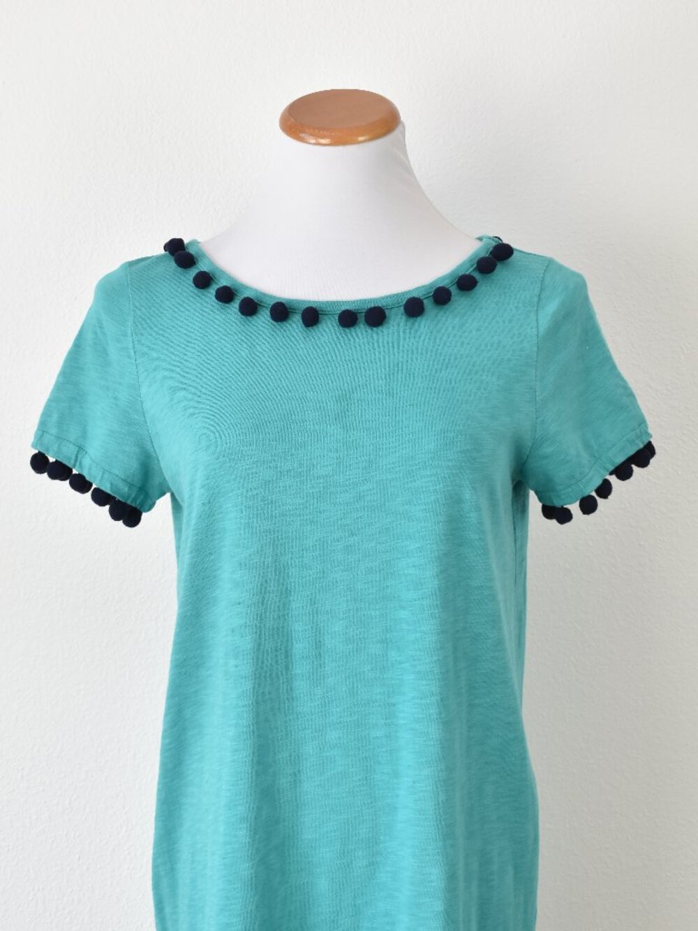 Boden Bridget Jersey Pom-Pom Dress - 6 - Picture 2 of 9